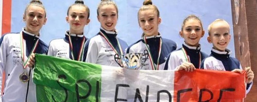 Ginnastica Ritmica Virtus Giussano in serie A1 - foto dalla pagina facebook