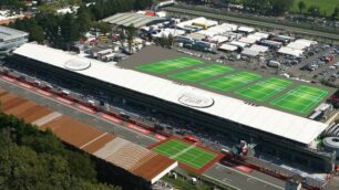 MONZA una simulazione del circuito con il torneo Atp di tennis