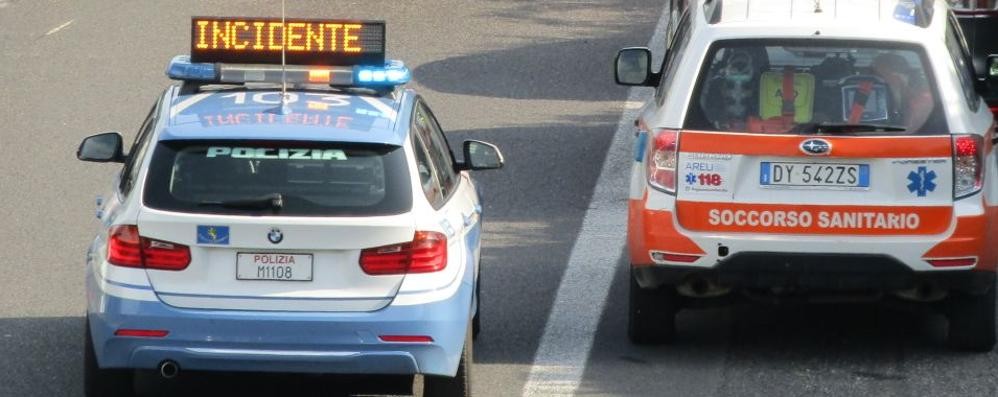 Incidente polizia stradale - foto di repertorio