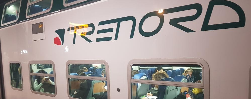 Un convoglio di Trenord