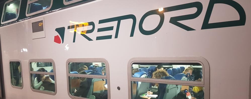 Un convoglio di Trenord