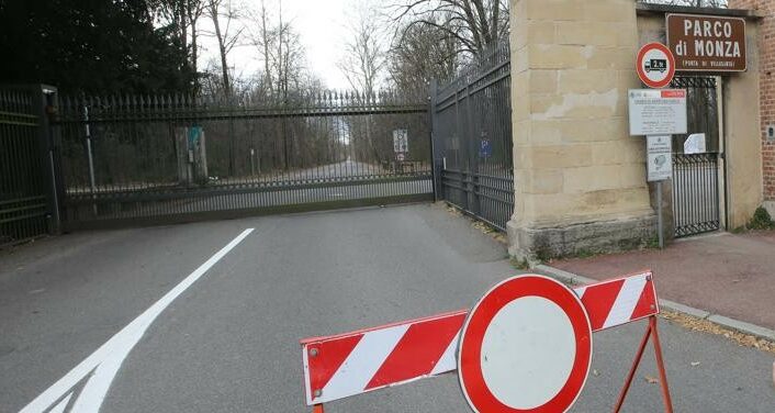 Parco di Monza chiuso per il vento forte