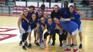 Un paio di immagini della squadra di Serie B femminile di Villasanta