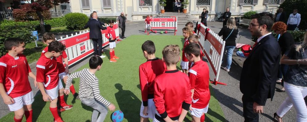 Monza Rinascente Dimostrazione calcio giovanile presentazione campus estivi