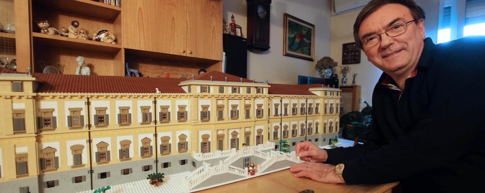 Marco Montrasio  e la sua Villa reale di Monza fatta di Lego