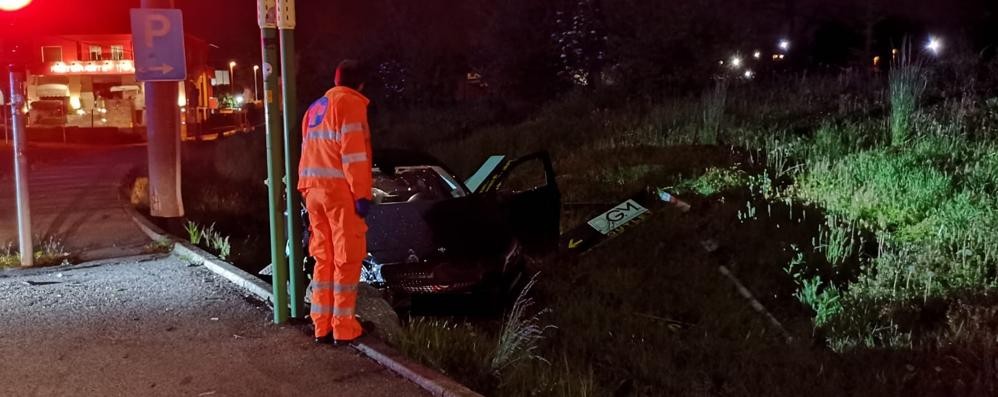 Giussano incidente lunedì sera