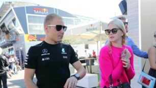 Bottas partirà in pole position