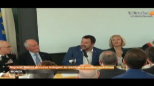 Migranti, Salvini nuovamente indagato per sequestro di persona: «Con me i porti rimangono chiusi», ha detto a Monza