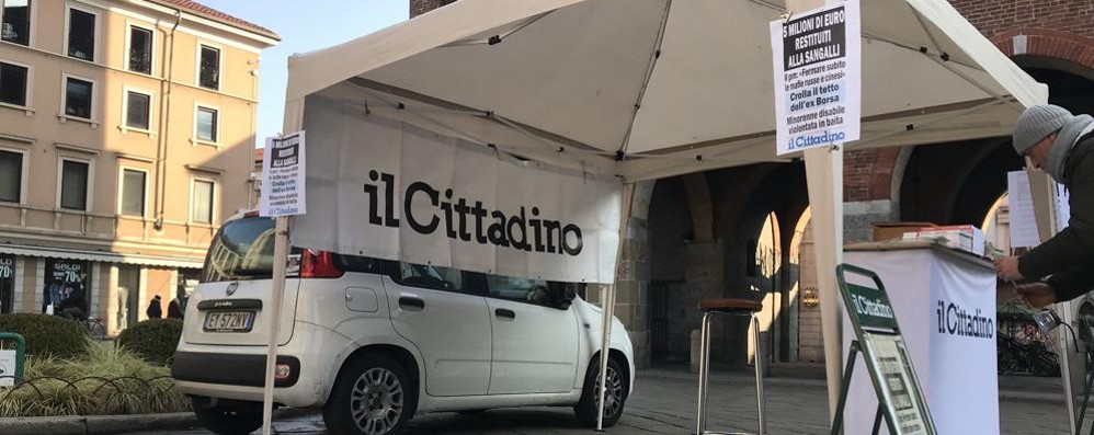 Monza il Cittadino in piazza redazione mobile