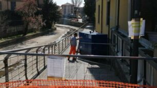 La passerella dei Mercati chiusa a Monza per le verifiche