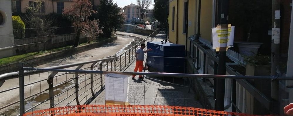 La passerella dei Mercati chiusa a Monza per le verifiche