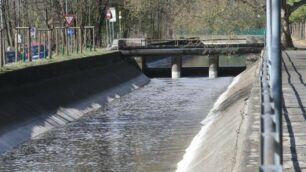 Il canale Villoresi a Monza