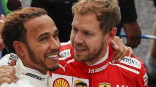 F1: Lewis Hamilton e Sebastian Vette