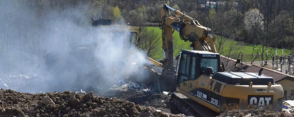 Incendio alla discarica di Mariano: sopralluogo Regione Lombardia e Arpa Lombardia martedì 26 marzo 2019