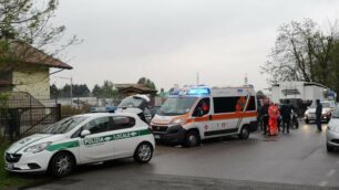Seregno incidente stradale via Ancona