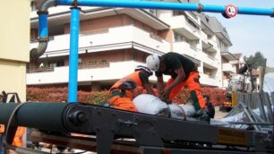 Seregno: le foto del cantiere senza scavi per i lavori al collettore