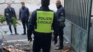 Un Momento del sopralluogo