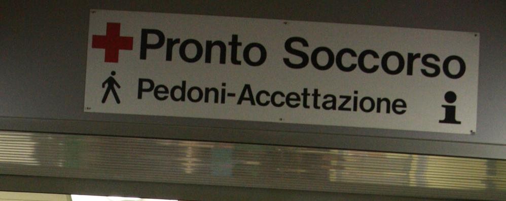 L’ingresso del pronto soccorso dell’ospedale San Gerardo di Monza