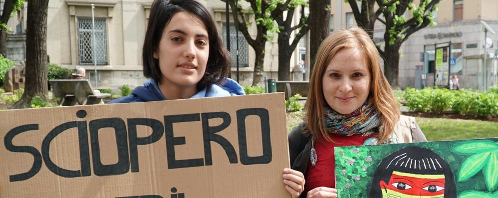 Clarissa Dudine, a sinistra, con la besanese Ilaria Barbonetti