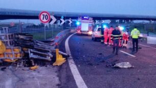 Incidente mortale autostrada Ceriano Laghetto
