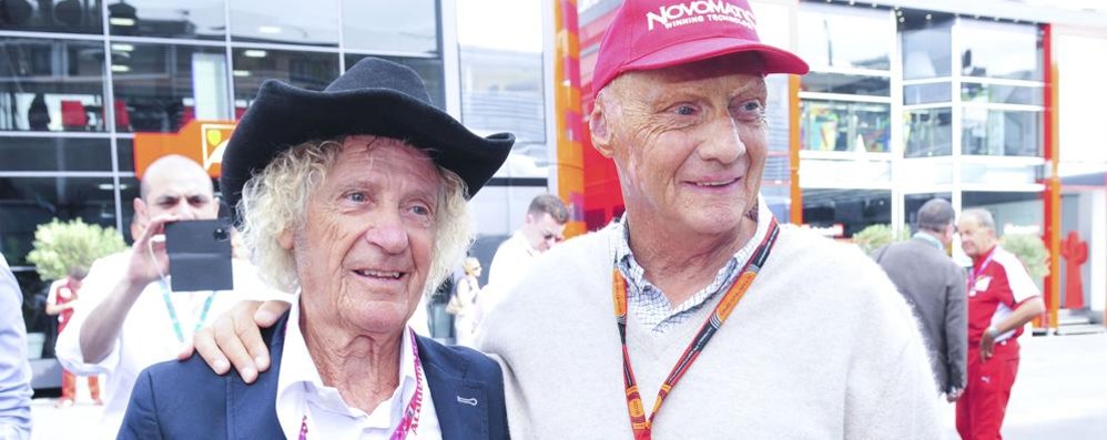 Monza Arturo Merzario e Niki Lauda - foto d’archivio