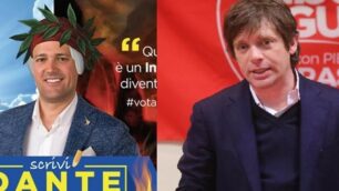 Europee candidati Dante Cattaneo (Lega) Pippo Civati (Europa Verde/Possibile)