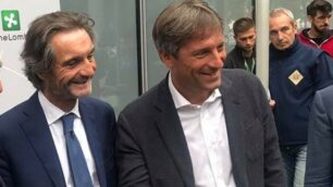 Il presidente e il vice di Regione Lombardia, Attilio Fontana e Fabrizio Sala