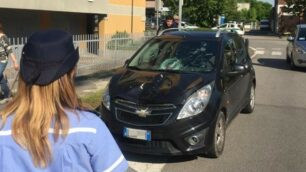 La scena dell’incidente