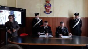 La conferenza stampa dell’operazione avvenuta al Comando provinciale del carabinieri di Monza