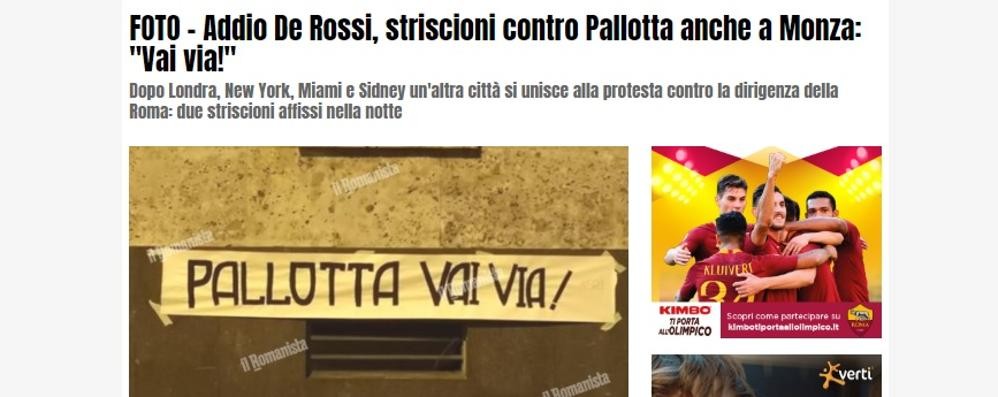 L’articolo del Romanista