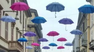 Gli ombrelli a Monza nel 2018