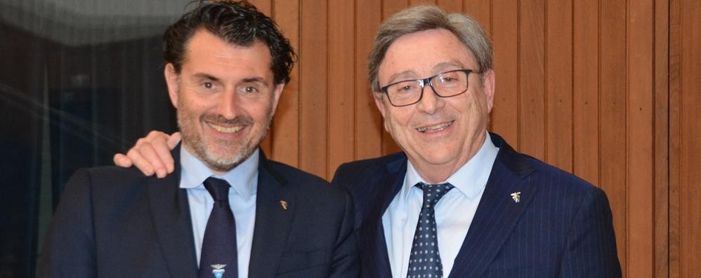 Giussano: Vincenzo Torti, a destra, rieletto presidente Cai. In foto con il vicerpresidente Antonio Montani