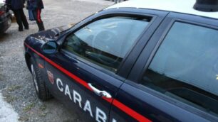 Un’auto dei carabinieri di Monza