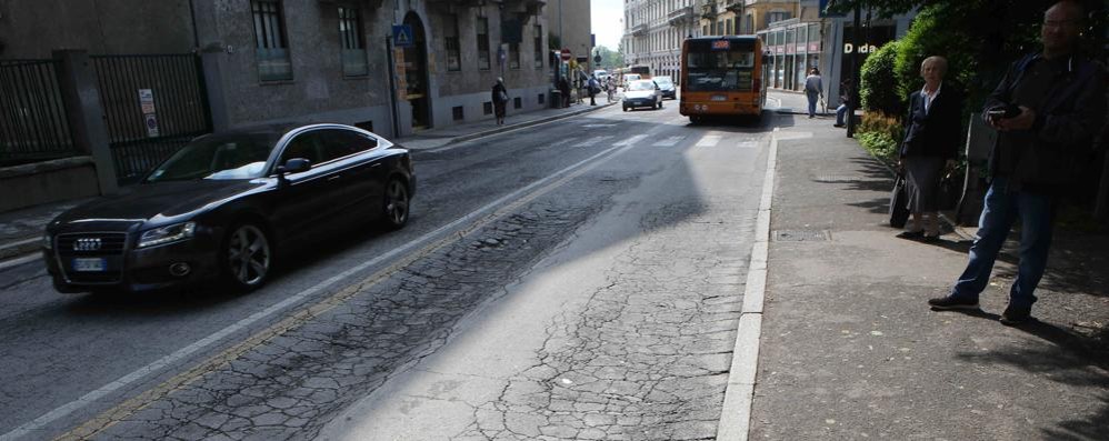 Via Manzoni a Monza