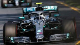 Valtteri Bottas in azione