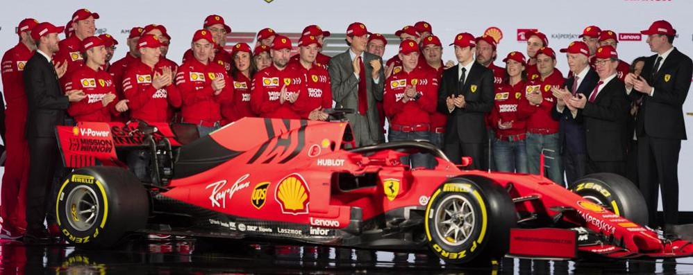 La presentazione della Ferrari F90