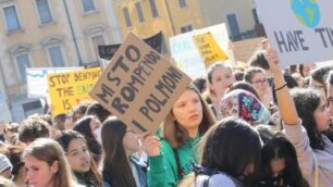 Monza Manifestazione per il clima