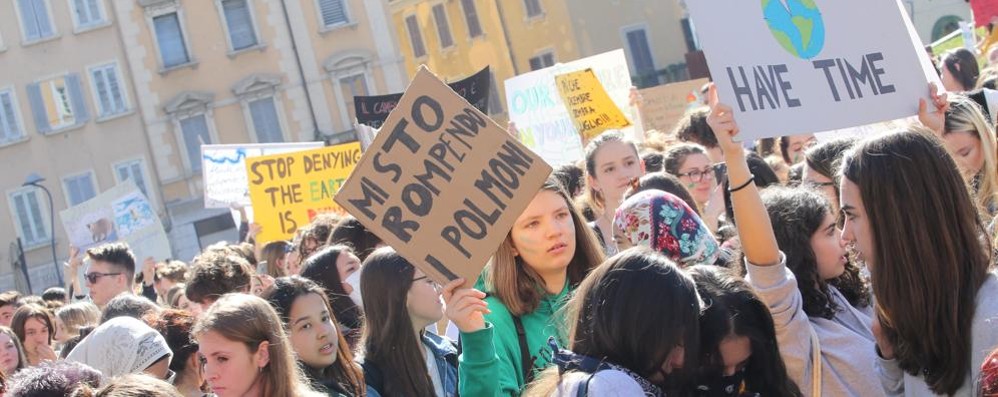 Monza Manifestazione per il clima
