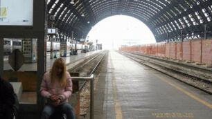 La stazione di Milano Centrale vuota