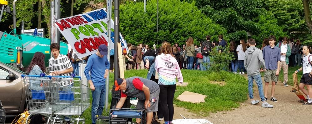 Fridays for future del 24 maggio 2019: i preparativi ai boschetti reali