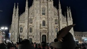 Alpini in piazza Duomo