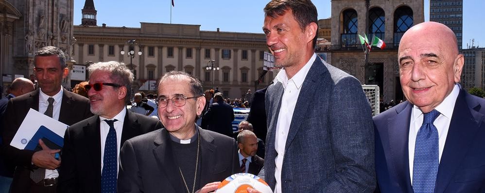 Presentazione Oralimpics 2019 con Adriano Galliani e Paolo Maldini - foto chiesadimilano.it