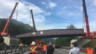 Statale 36, le foto del nuovo ponte di Annone Brianza
