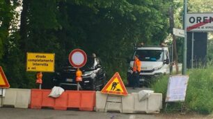 Strada chiusa Vimercate cascina del Bruno