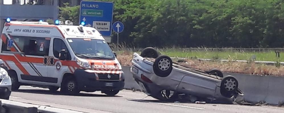 Incidente Statale 36 nel tratto di Seregno