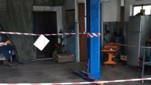 L’officina meccanica abusiva di Cesano Maderno