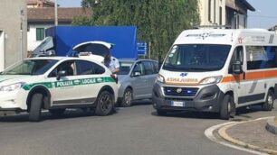Giussano incidente ciclista
