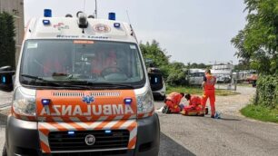 I soccorsi sul luogo dell’incidenteFoto Edoardo Terraneo