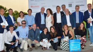 Golf Trofeo Assolombarda a Usmate Velate con Gabriella Magnoni Dompè (al centro)