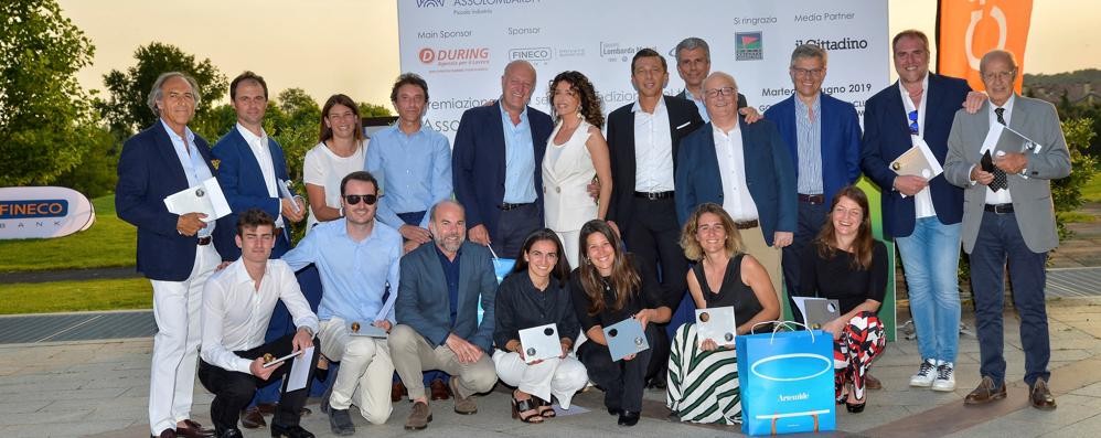 Golf Trofeo Assolombarda a Usmate Velate con Gabriella Magnoni Dompè (al centro)